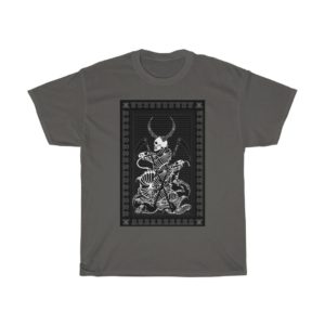 Death Tarot Card with Horns and Snakes Unisex T-Shirt