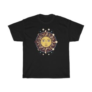 Smiling Sun with Moon Phases