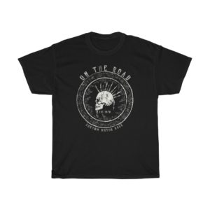 On The Road Mohawk Skull Unisex T-shirt