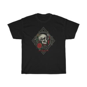 Lucky Skull with Rose Unisex T-shirt