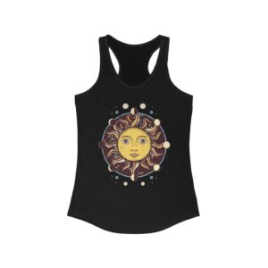 Sun with Moon Phases Female Tank Top