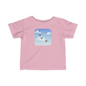 Baby Pandas Playing in Clouds T-Shirt