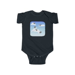 Baby Pandas in Clouds Bodysuit