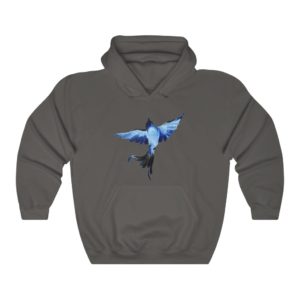 Pretty Blue Bird Hoodie