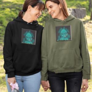 Alien Smoking Marijuana Hoodie