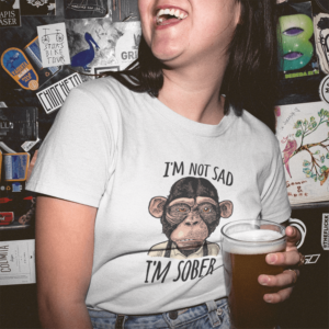 I'm Not Sad Monkey Unisex T-Shirt