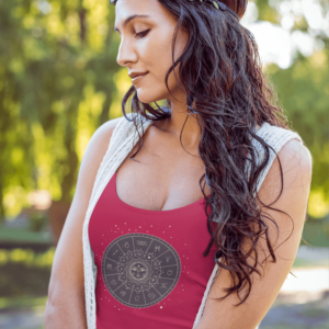 Sun Zodiac with Stars Tank Top