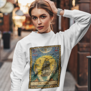 The Moon Tarot Card Sweatshirt