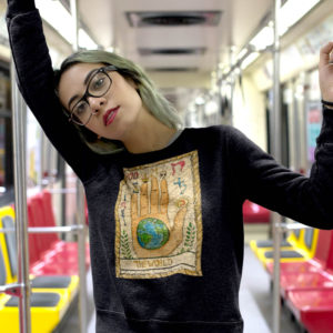 The World Tarot Card Sweatshirt