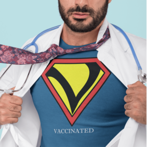 V is for Vaccinated T-Shirt