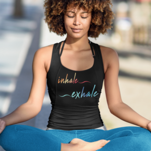 Inhale... Exhale... Female Tank Top