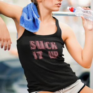 Suck It Up Female Tank Top