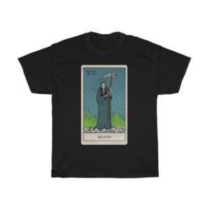 Death Tarot on Skulls Unisex T-Shirt