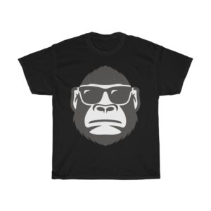 Gorilla in Sunglasses Unisex T-Shirt