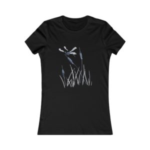 Dragonfly in Reeds Female T-Shirt