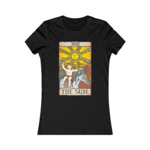 Sun Tarot Card Female T-Shirt