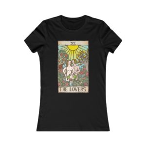 The Lovers Tarot Card Female T-Shirt