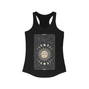 Sun and Moon Female Tank Top