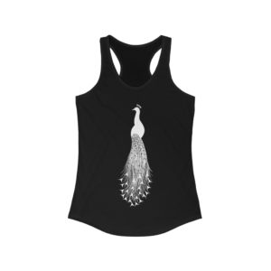 White Peacock Female Tank Top