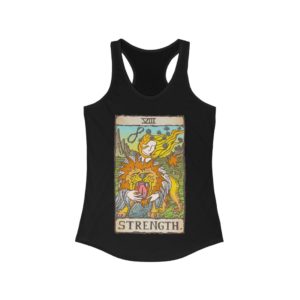 Strength Tarot Card Female Tank Top