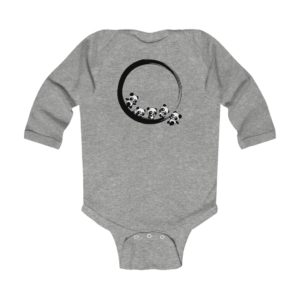 Baby Pandas in a Zen Circle Unisex Bodysuit 0-24M