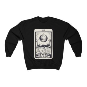 The Moon Tarot Card Unisex Sweatshirt