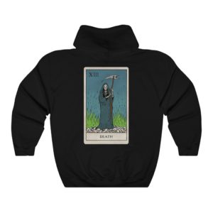 Death Tarot on Skulls Unisex Hoodie