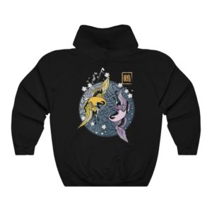 Cranes Flying Unisex Hoodie