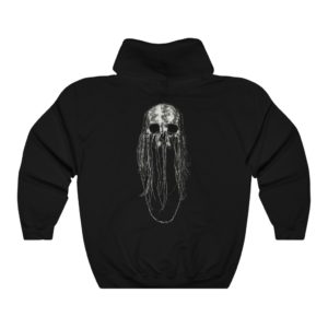 Skull with Rope Dreads Unisex Hoodie