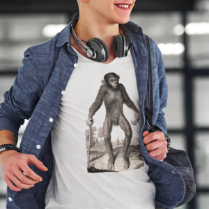 Chimp in Landscape Unisex T-Shirt