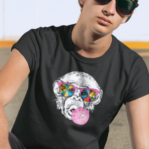 Chimp in Sunglasses Unisex T-Shirt