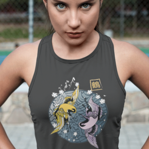 Cranes Flying Female Tank Top