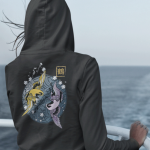 Cranes Flying Unisex Hoodie