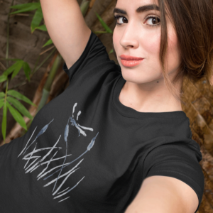 Dragonfly in Reeds Female T-Shirt