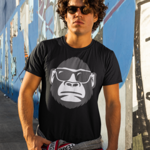 Gorilla in Sunglasses Unisex T-Shirt