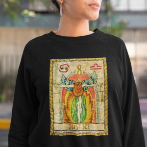 Justice Tarot Card Unisex Sweatshirt