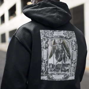 Mirror of Human Life Skeleton Unisex Hoodie