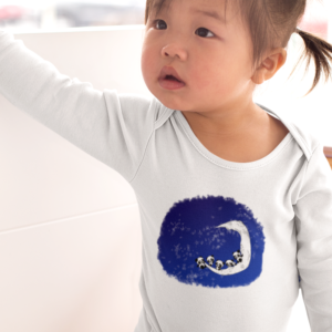 Pandas on the Moon Bodysuit 0-24M