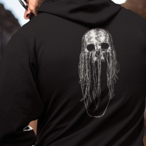 Skull with Rope Dreads Unisex Hoodie