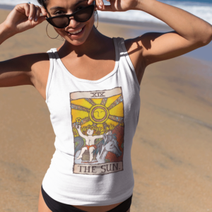 Sun Tarot Card Female Tank Top