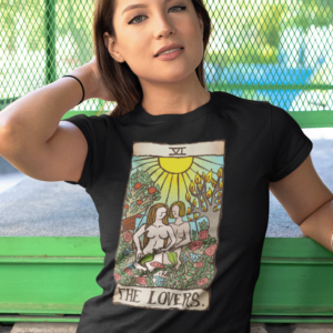 The Lovers Tarot Card Female T-Shirt