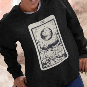 The Moon Tarot Card Unisex Sweatshirt