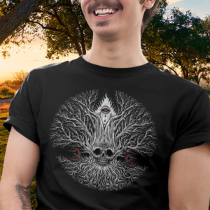 Tree with Skull Unisex T-Shirt